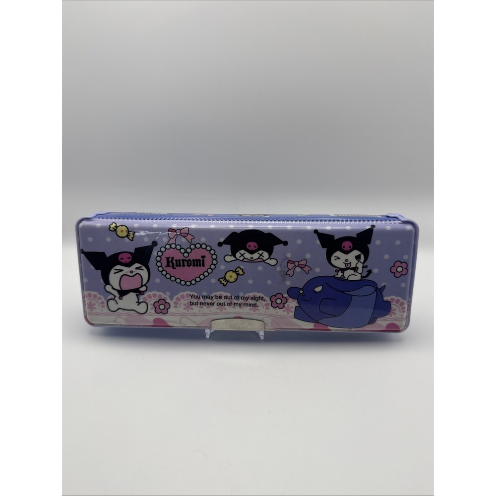 Kawaii Lolita Kuromi Duo Magnetic Closure Hello Kitty pencil case